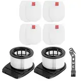 Filter-Set kompatibel mit für Shark IZ300, IZ300UK, IZ300UKT, IZ320 schnurlosen Staubsaugern – 4 Schaumstofffilter, 4 Filzfilter, 2 Nachmotorfilter, 1 Reinigungswerkzeug