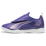 PUMA Ultra 5 Play V IT Jr Soccer Shoe, Lapis Lazuli White-Sunset Glow, 34 EU