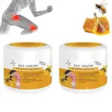 2 Stück Fatong Bienengift Creme,Fatong Bienengift Schmerzlinderungs Knochenheilungs Creme,Fatong bienengiftcreme,Fatong Bienengiftsalbe,Bienengift Fortgeschrittene Gelenk Und Knochentherapie Creme