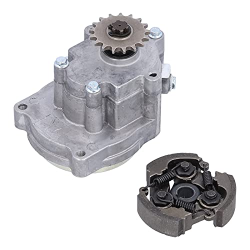 Kupplung und Getriebe, Kupplung + 17T Kupplungsgetriebe Kit Passend für 43cc/49cc Mini PIT Dirt Pocket Bike Mini Quad ATV T8F CHAIN