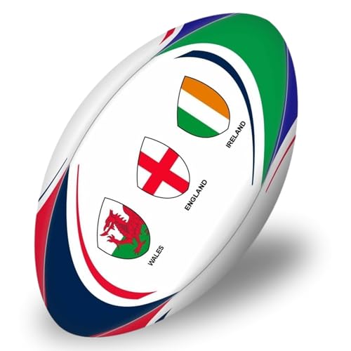 International Tournament Themed Rugby Ball - - 5