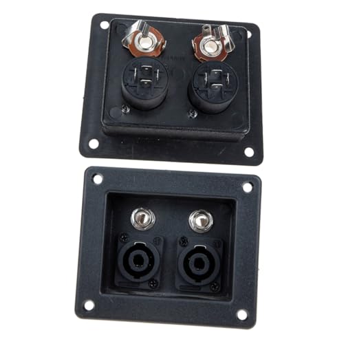 GLEAVI 2 Stück Box Lautsprecher Hintere Verdrahtungsplatine Anschlüsse Für Subwoofer Lautsprecher Quadratischer Anschlussständer Club Car Dash Lautsprecheranschluss