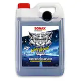 SONAX WinterBeast AntiFrost+KlarSicht Gebrauchsfertig bis -20 °C (5 Liter) schneller, schlierenfreier & effektiver Scheibenreiniger für den Winter, Art-Nr. 01355000, Blau