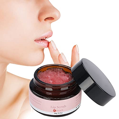 Lippenpeeling mit Sheabutter Essenz Lippenpflege Peeling Peeling Lippenfeuchtigkeitscreme, Lippenreparatur für glatte, weiche Lippen 20 g/Flasche