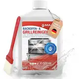 Maxxi Clean | Backofenreiniger Kombiset | 500 ml Gel inkl. 1x Pinsel | extra starker selbstarbeitender Reiniger und Fettlöser | für Backofen, Herdplatte & Grill | löst Verkrustungen