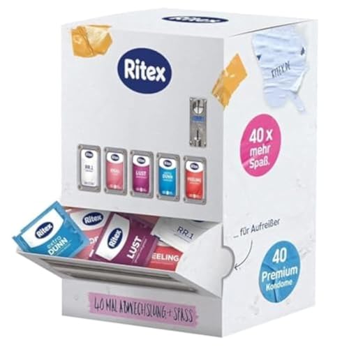 Ritex Kondom-Mix-Sortiment - aufregend und vielfältig, 40 Stück, Made in Germany