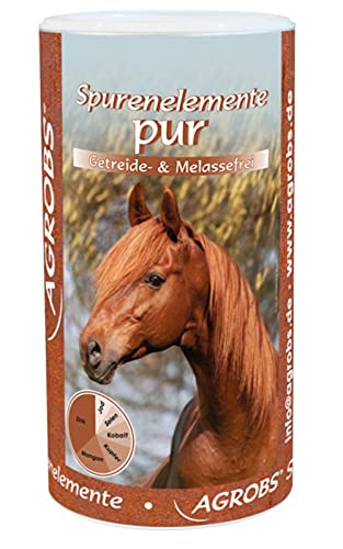 Agrobs Spurenelemente pur | für Pferde bei Mangelerscheinungen | 800g