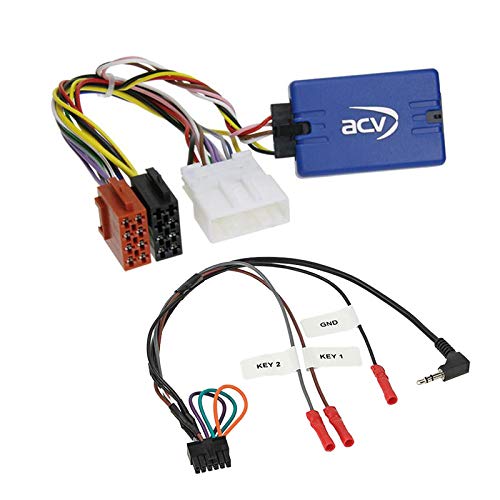Lenkradfernbedienung Adapter Interface LFB Multi-Anschluss passend für Subaru XV 2012-2015 kompatibel mit verschiedenen Autoradios