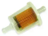 Benzinfilter Kraftstofffilter mit Schlauchanschluss | Schlauchanschlussnippel Ø 10 mm | Universal Filter