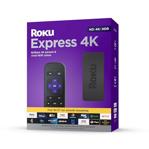 Roku Express 4K | HD/4K/HDR Streaming Media Player | Funktioniert nur in Deutschland