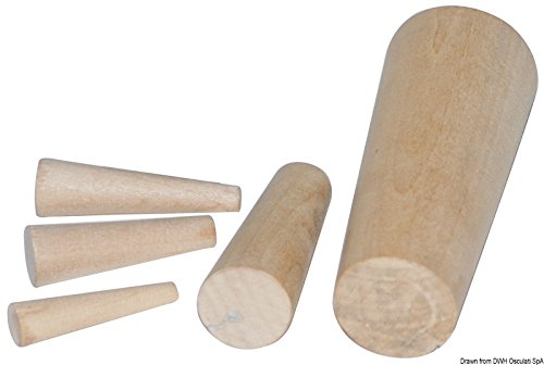 Osculati Set of 10 Notfallstopfen aus Holz von 8 bis 38 mm