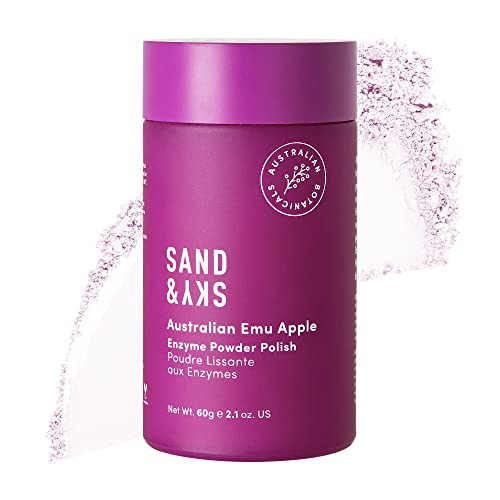 Sand & Sky Enzympeeling-Pulver mit Emu Apple aus Australien - Gesichtspeeling und Gesichtsreinigung mit Papaya-Enzymen, Jojoba-Öl & Vitamin C für Antioxidantien