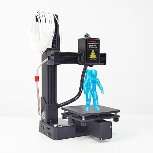 3D -Drucker, Kompakte FDM -3D -Drucker mit Hoher Genauigkeit, Schnellheizfrequenzabteilung Multiplexing 3D -Drucker für Anfänger, 100 X 100 X 100 Mm, 1,75 Mm PLA & TPU -Filament