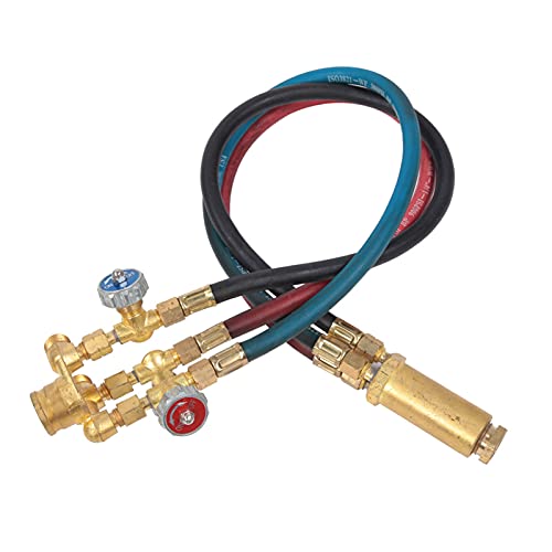 Gasschneidendrennerbaugruppe Gasschlauch Gas Schneidebrapper Montage OxyPropan Schweißgasschneidendrichadergasschneidem Zubehör für CG1-30 Halbautomatische Flammeschneidemaschine (CG1-30)