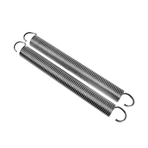 Onpira® 2x Universal Garagentor Feder in 21 Größen verzinkt in Erstausrüster Qualität! zur Auswahl Garagentorfedern Garage Zugfeder (430x43x5mm / Zugkraft: 98kg)