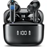 AI Kopfhörer Übersetzer, 3-in-1 Sprachübersetzer Kopfhörer 144 Sprachen mit App, 48H Bluetooth 5.4 Übersetzer Kopfhörer, 4 Übersetzungsmodi Echtzeit Übersetzer Ohrhörer für Lernen, Reisen, Business