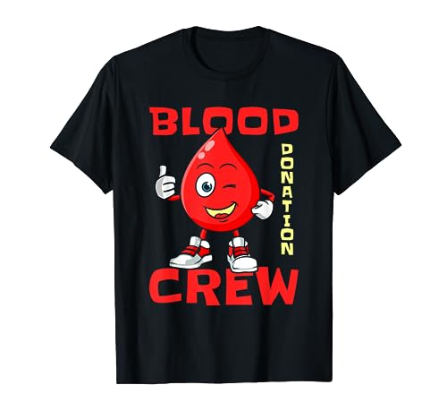 Blutspende Crew | Blutgruppenbank | Blutspender T-Shirt