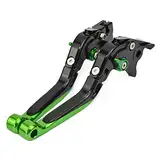 Motorrad Bremshebel Für Kawasaki Für NINJA 125 Z125 250R 300R Z300 400 2008-2019 Bremskupplungshebel Aluminium Ausziehbare Verstellbare Kupplungshebel Kupplungshebel Bremsgriff ( Farbe : 6 )