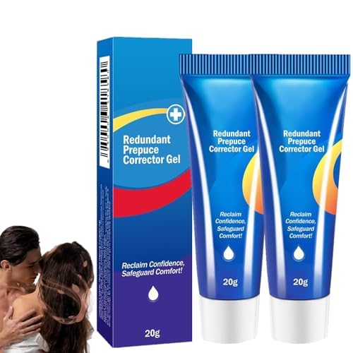 Phimose-Korrektur-Gel, Vorhaut Phimose Korrektur Pflege Gel, Bruteco Korrekturgel Für Vorhautverengung, Natürliche Inhaltsstoffe, Korrekturgel Für Überschüssige Vorhaut, Schnelle Und Sanfte (2PCS)