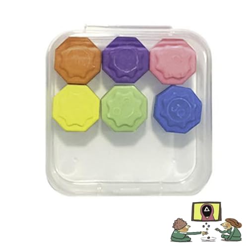 Gonggi Koreanisches Spiel, Koreanisches Traditionelles Gonggi Spielset, 6 Gonggi Jack Stone Pebbles Set, Koreanisches Gonggi Steine Werfen Spiel, Steine Fangen Spiel, Koreanische Volks Spiel Set