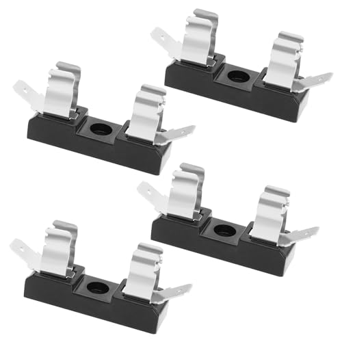VGOL 4 Stück Auto Soffitten Lampenfassung Auto LED Lampenfassung Clip Auto Sicherungshalter Klemme für 31mm-36mm Glühbirnen Eisenbahn Modellbau Auto Kennzeichen Beleuchtung