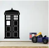Polizeiabteilung Öffentliches Telefon Wandaufkleber Wohnzimmer Hintergrund Home Art Vinyl Wandaufkleber Schlafzimmer Dekoration Aufkleber 84X42Cm