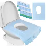 30 Stück Toilette Auflag, Spülbare Toilettenauflage, 40 * 60cm Toilettensitzbezug, Wasserdichte Toilettenauflagen, Universal Toiletten Sitzbezug Toilettenbezüge, für Reisen, Offentliche Toiletten