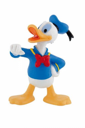 Bullyland 15345 - Spielfigur Walt Disney Donald Duck, ca. 6,4 cm, detailgetreu, ideal als kleines Geschenk für Kinder ab 3 Jahren