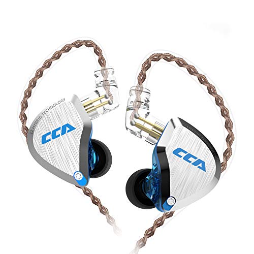 CCA C12 5BA 1DD Stereo Bass Kopfhörer In Ear Kopfhörer mit Kabel Noise Cancelling Sport Earbuds Headset für Musiker Audiophile Sänger DJ