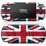 Skin kompatibel mit Sony PSP 1000 Folie Sticker England Flagge London