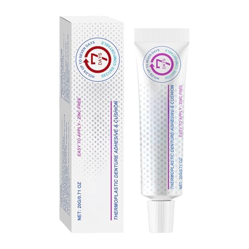 Zahnhaftmittel, Zahnprothesen Fixiermittel, Zahnprothesen Haftgel, Thermoplastisches Und Starke Fixierung, 20g