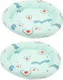 Kühlmatte for Hunde, waschbar, selbstkühlendes Pad aus Eisseide for kleine, mittelgroße und große Hunde und Katzen, 2-teiliges Haustierkissen, Kühlpad for Hamster, Kaninchenbett, Sommer-Bodenmatten au
