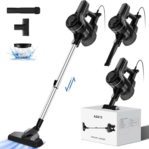 Authmic 500W|20KPa Staubsauger, Staubsauger mit 5 Kabel, Kabelstaubsauger,Handstaubsauger für Harte Böden/Tierhaare/Teppich