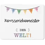 JUNIWORDS Mauspad Mousepad, Bester Karosseriebaumeister der Welt (5705507)