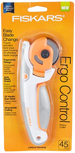 Fiskars 197990-1001 Easy Change Ergo Control Rollschneider, 45 mm