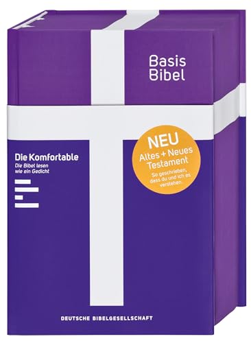 BasisBibel. Die Komfortable. Lila: Altes und Neues Testament. Komfortables Schriftbild (Sinn-Zeilenfall)