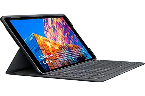 Logitech SLIM FOLIO iPad Air (3. Generation) Tastatur-Case mit integrierter kabelloser Tastatur (Modell: A2152, A2123, A2153, A2154), Spanisches QWERTY-Layout - Graphit