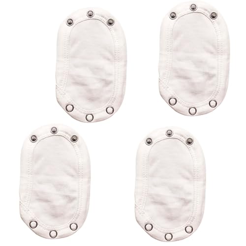 dinghaole 4 Stück Baby Body Extender - Super Utility Windel - Praktische weiße Baby Body Extender