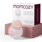 Momcozy S9 Pro Aktualisierte Milchpumpe Elektrisch Tragbar, Freihändige Milchpumpe mit längster Akkulaufzeit und LED-Anzeige, Elektrische Milchpumpe mit 2 Modi & 9 Stufen - 24mm (Rosa, 1 Pack)