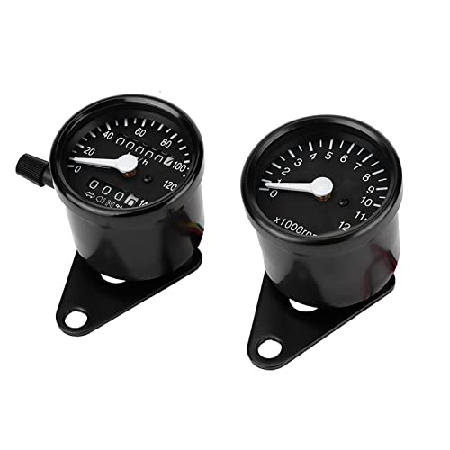 Akozonmotorcycle Dual Instrument Electronics Mechanischer Kilometerzähler und Drehzahlmesser für CG125 GN125 -Modelle für Zuhause