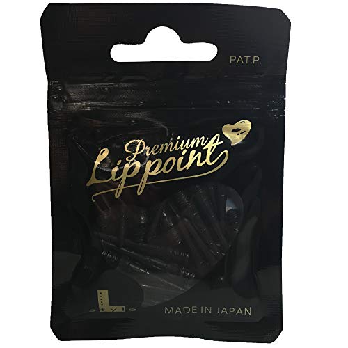 LSTYLE Dartspitzen: Premium Lippoint - Soft Tip Dart Points - 2BA Gewinde - Schwarz