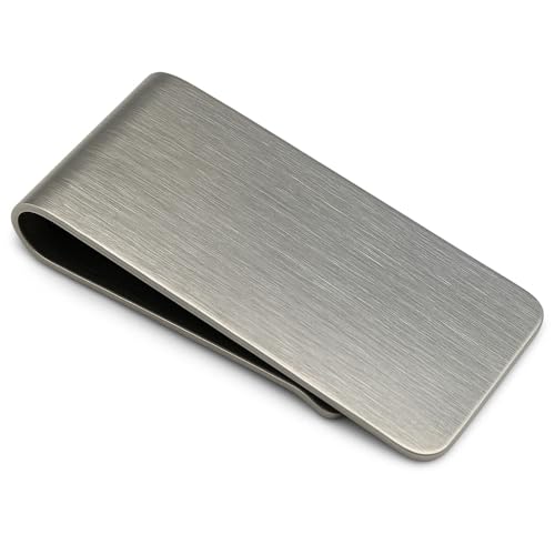 FA.WESSEL Geldscheinklammer Edelstahl. Edel und elegant für Männer mit Stil und Klasse | Geldklammer | Money Clip | Geldclip