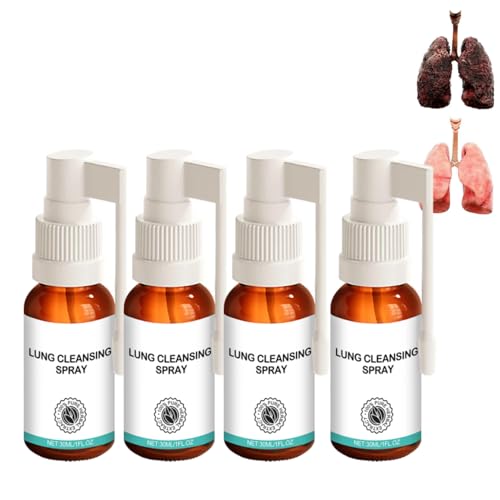 Medivita Lungenklar Spray, Medivita Lungenspray, Natürlich Kräuter Lungenreinigungsspray, Lung Cleansing Spray (4pcs)