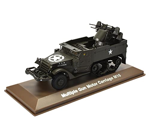 US Halbkette M16 Flak Maßstab 1:43 Die-Cast Fertigmodell in Vitrine