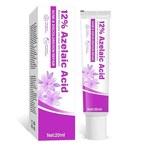Azelainsäure, Azelainsäure Creme, Bekämpft Wirksam die Rosazea im Gesicht, Zum Ausgleichen des Hauttons und zur Beseitigung von Akne, 20ML