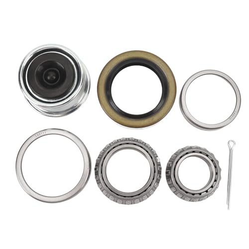 KIMISS Anhängerlager Kit L68149 L44649, 3500 Lb Bootsanhängerachse-Lager Kits, 171255TB für 1-1/16 bis 1-3/8 Anhängerachse, Kompatibel mit #84 Spindel