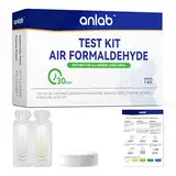 anlab Luftformaldehyd (HCHO) DIY-Test-Kit – verwendet für Luftqualitätstests, Detektor für Zuhause, Wohn, Geschäft, Hotel, Krankenhaus, Schule, Möbel, Auto