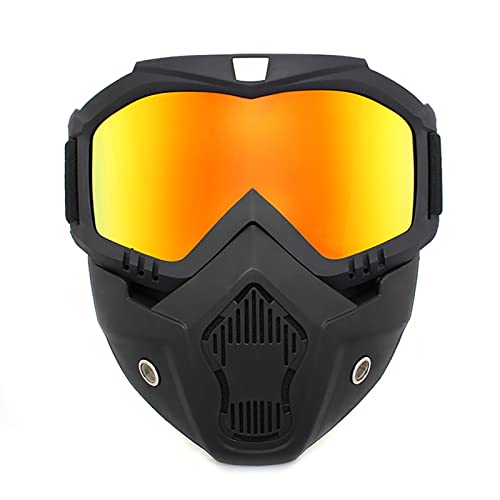 PPGAREGO Paintball-Maske, Anti-Beschlag-Maske, Airsoft-Helm und Vollgesichtsmaske, taktische Maske für Herren, Airsoft-Brille, ballistische Brille, taktische Brille, zum Skifahren, Paintball, Schießen