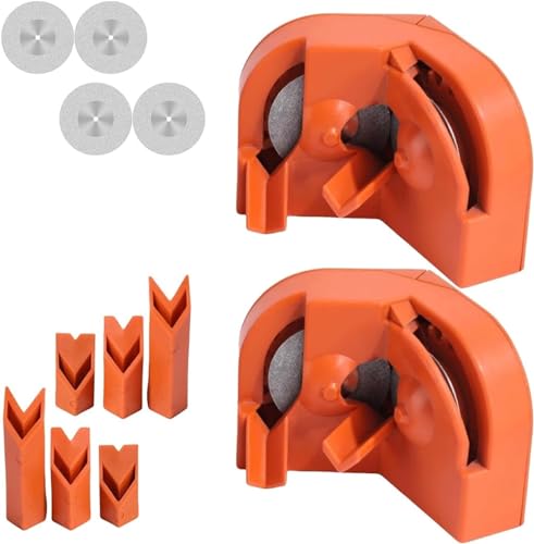 Drill Bit Sharpener - Drill Bit Sharpener for All Bits, Multipurpose Drill Bit Grinding Sharpener for All Bits, Twist Drill Polishing Wheel Tool for High-Speed Steel Carbide(2sets)