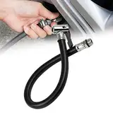 Kitnelw Luftpumpe Schlauch Auto Inflator Schlauch Tire Luftschlauch Kompressor Luft Reifen Schlauch Ventil, Motorrad Kompressor Schlauch für Autoreifen, Fahrradreifen, Luftkompressoren, Luftpumpen